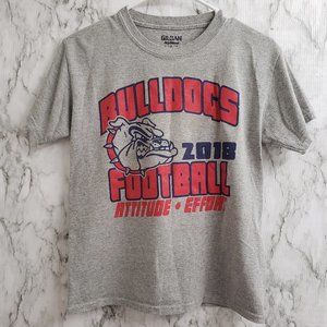 💕 Gildan Bulldogs Football 2018 Boys Size Large